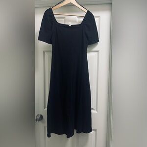 a new day Classic Black Midi Dress